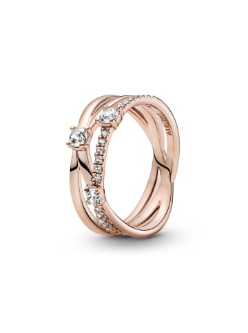 Pandora 14K rosa vergold.Metall Legierung Ring Weite 56