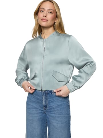 Zero  Blouson langarm in Silver Blue