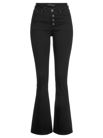 ARIZONA Bootcut-Jeans in schwarz