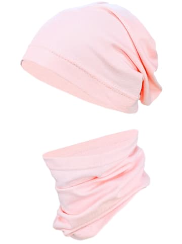 TupTam 2tlg.- Set Mütze mit Schlauchschal in rosa
