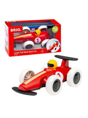 Brio Aktionsspiel BRIO Infant/ Toddler - Großer Rennwagen mit Rückziehmotor Ab 18 Monate in bunt