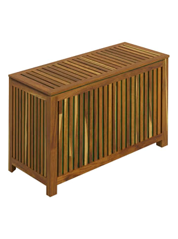 relaxdays Gartenbox in Natur - (B)90 x (H)60 x (T)50 cm