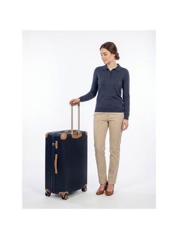 BRIC`s Life 4 Rollen Trolley L 78 cm mit Dehnfalte in blue