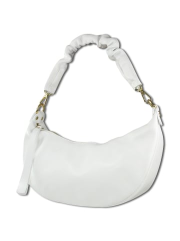 Toscanto Leder Umhängetasche, Citytasche Toscanto Tasche weiß ca. 32cm