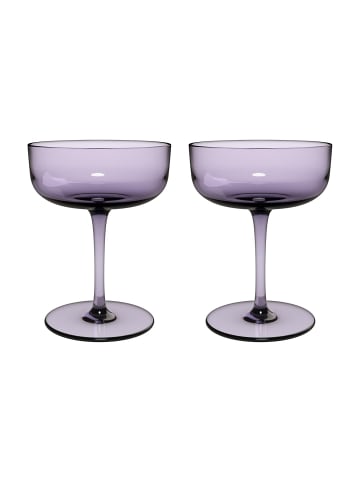 like. by Villeroy & Boch 2er Set Sektschalen / Dessertschalen Like Glass 100 ml in Lavender