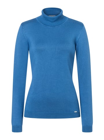 More & More figurbetonter Rollkragenpullover in winterblue