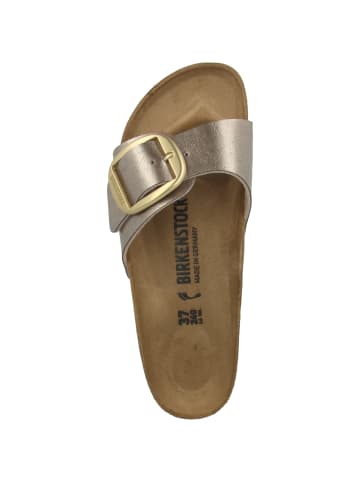 Birkenstock Pantolette Madrid Big Buckle Birko-Flor Schmal in braun
