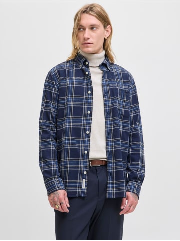 Jack & Jones Flanellhemd in Dark Navy
