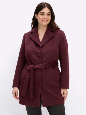 sheego Jacke in burgund