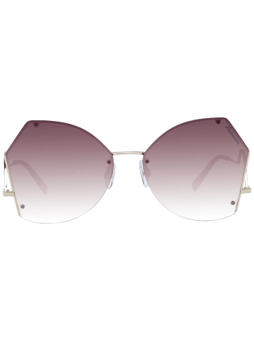 Ana Hickmann Frauen Sonnenbrille Schmetterling Gold