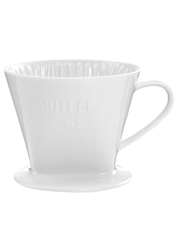 Butlers Kaffeefilter 102 TRADITIONAL 6er-Set in Weiß