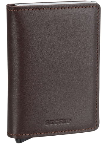 Secrid Geldbörse Slimwallet Original in Dark Brown