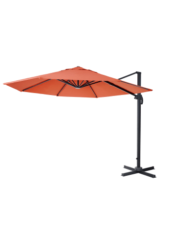MCW Gastronomie-Ampelschirm A96, Terracotta ohne Ständer