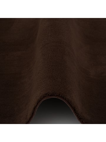 Pergamon Fellteppich Super Soft Pearl Rund in Antraciet