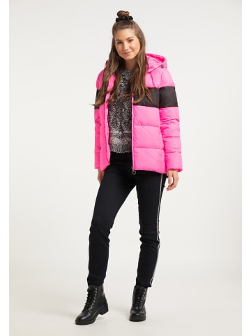 myMo Damen Steppjacke in Pink Espresso