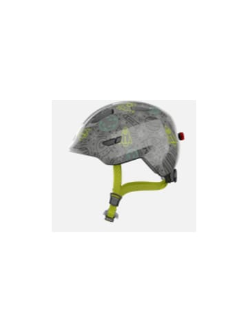 ABUS Fahrradhelm Smiley 3.0 LED grau Weltraum M