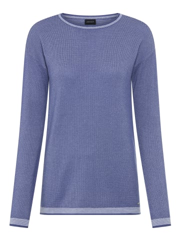 Laura Scott Rundhalspullover in blau