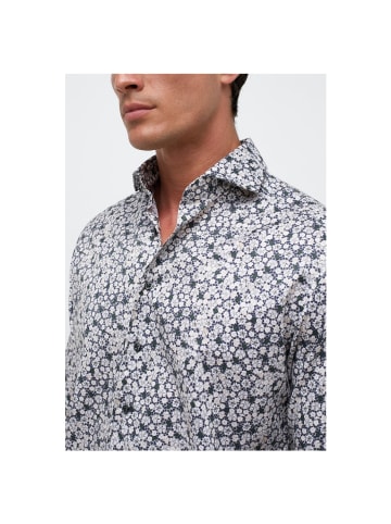 Eterna Langarmhemd in Grau