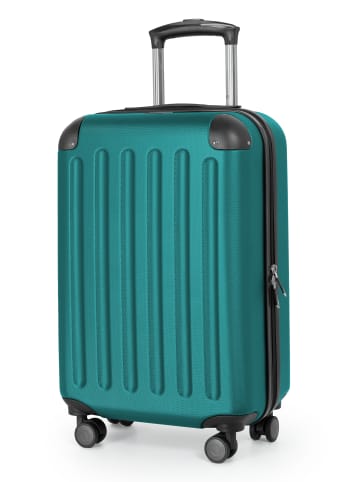 Hauptstadtkoffer Spree - Handgepäck Koffer Trolley, 55 x 35 x 20 cm, 33 Liter in Aquagrün