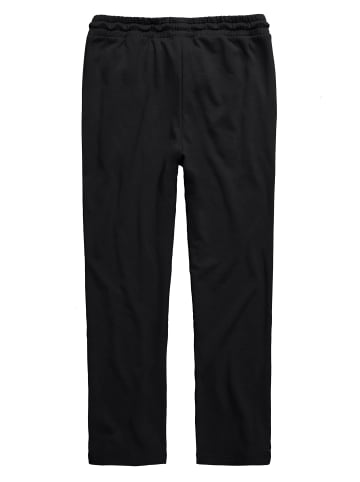 Men Plus Lange Sweathose in schwarz