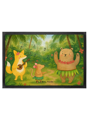 Mr. & Mrs. Panda Schmutzmatte Waldtiere Aloha Design ohne Spruch in Weiß