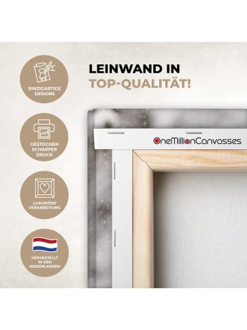 MuchoWow Leinwand Bilder Haselnussfarben