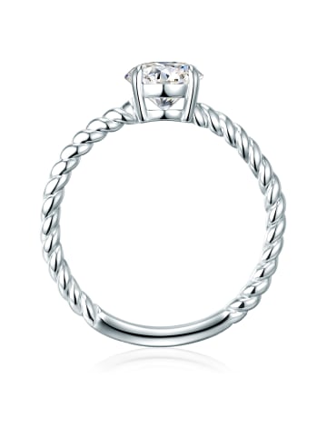 Trilani Ring Sterling Silber Zirkonia in silber
