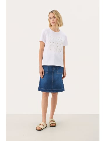 PART TWO T-shirt MaggiPW Easy fit in White Embroidery