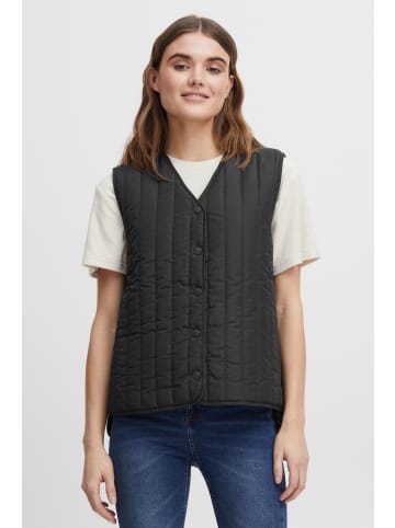 Oxmo Strickweste OXSadget - 21800140-ME  Weste mit Knopfleiste in Schwarz