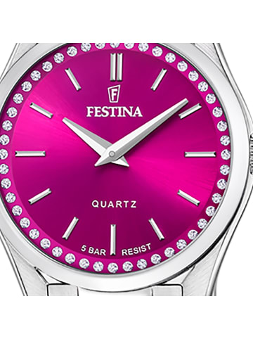 Festina Analog-Armbanduhr Festina Mademoiselle silber mittel (ca. 36mm)