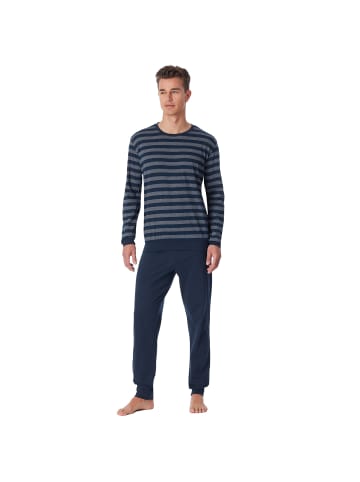 UNCOVER BY SCHIESSER Pyjama in Dunkelblau