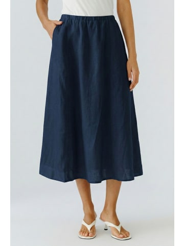 Oui Leinenrock in darkblue