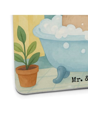 Mr. & Mrs. Panda Tischuntersetzer Waschbär Design ohne Spruch in Weiß