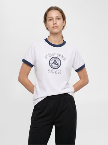 Hummel T-Shirt Hmlpulse Damen in WHITE/BLUE