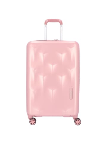 Hedgren Edge Carve 4-Rollen Trolley 66 cm in blush