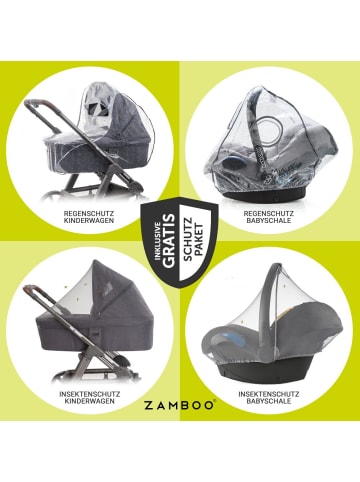 Hauck 3in1 Kinderwagen-Set Saturn R Trio Set in schwarz