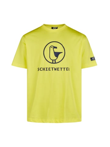 SCHIETWETTER T-Shirt "Fabian", in yellow/navy