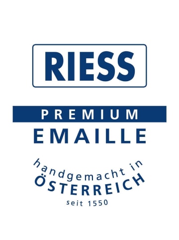 Riess Fleischtopf mit Glasdeckel Corall in Schwarz