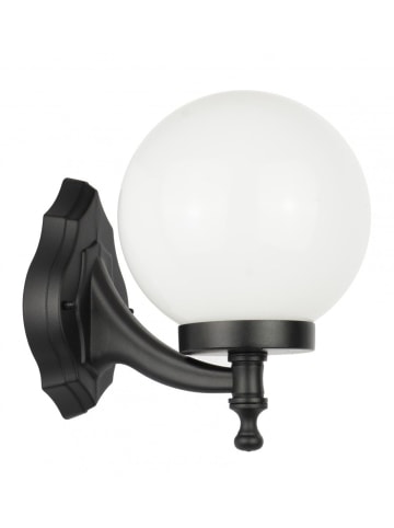 Licht-Erlebnisse Außen Wandlampe (B)20 x (H)31.5 cm in Schwarz WeißSchwarz Weiß