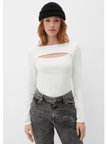 QS T-Shirt  in  0200_ecru