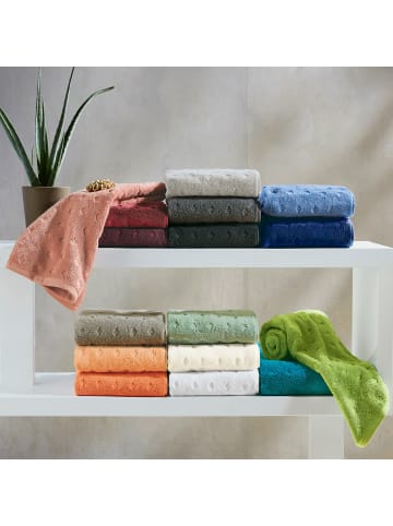 Erwin Müller Frottier Waschhandschuh 2er-Pack Baden-Baden in orange