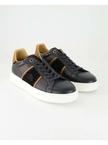 La Martina Sportliche Schnürschuhe in Schwarz