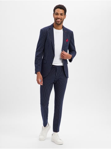 Finshley & Harding London Hose Hoxdon in marine weiß