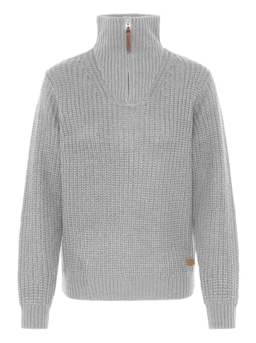 Oxmo Troyer OXEDNA HALFZIP in Grau