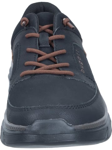 Bugatti Denim Schnürschuhe in schwarz