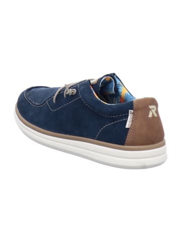 rieker Mokassin Schnürschuhe in Blau