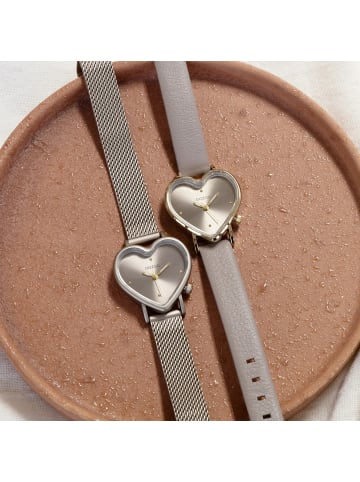 Oozoo Analog-Armbanduhr OOZOO Timepieces braun extra groß (ca. 28x29mm)