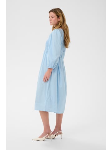 Kaffe Kleid KAmona Regular fit in White Blue Stripe