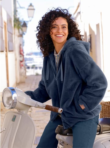 WITT WEIDEN Fellimitatjacke in dunkelblau