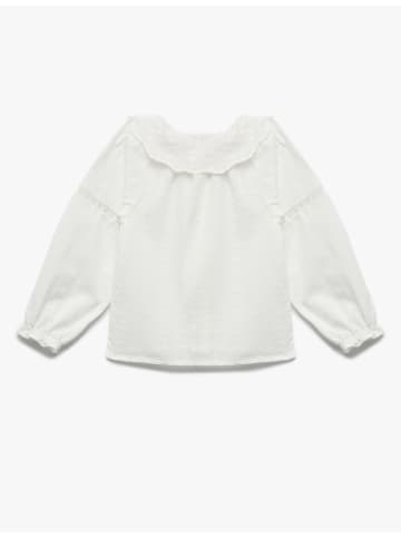 KOTON SHIRTS LS in Weiß